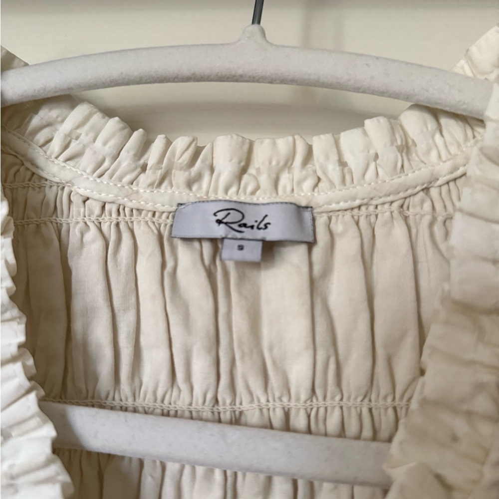 Rails White Ruffle Blouse - Picture 4 of 5